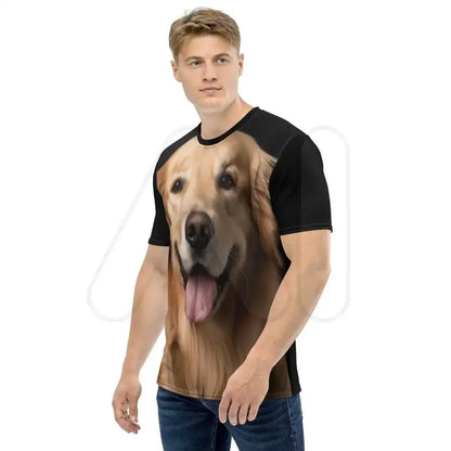 All-Over Print Golden Retriever T-Shirt (men)