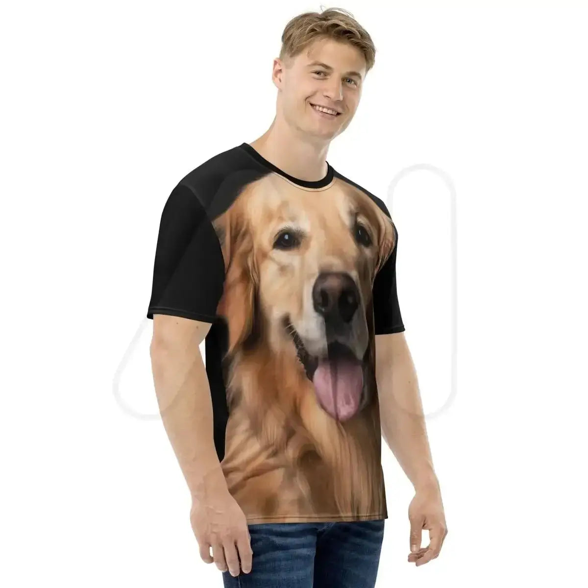 All-Over Print Golden Retriever T-Shirt (men)