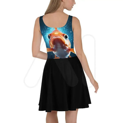 All-Over Print Goldfish Skater Dress (women)