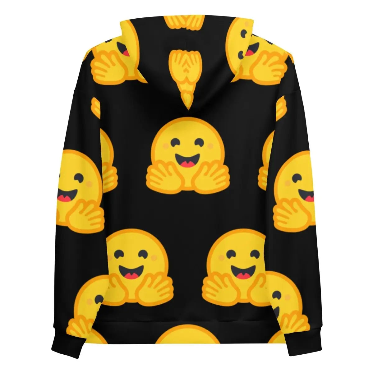 All-Over Print Hugging Face Icon Hoodie (unisex)