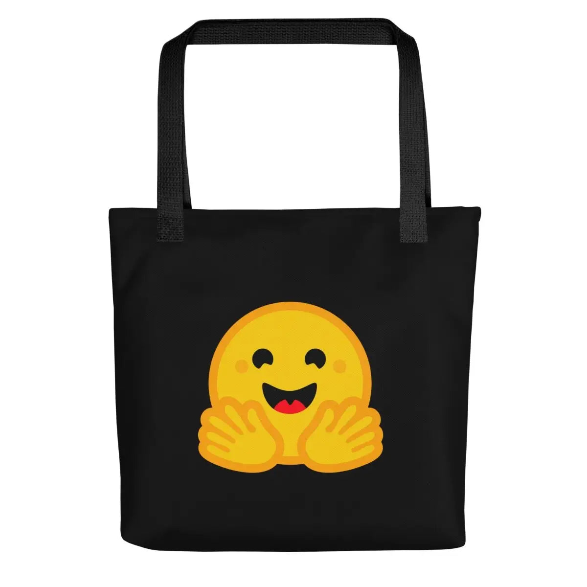 All-Over Print Hugging Face Icon Tote Bag