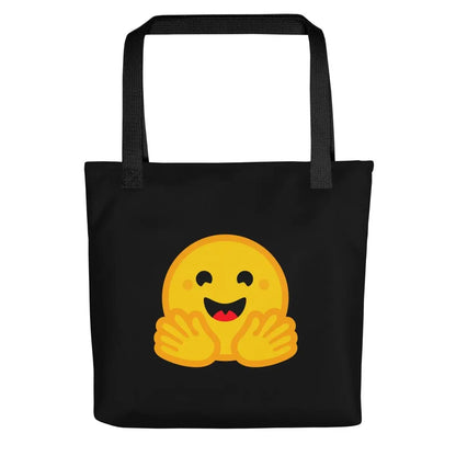 All-Over Print Hugging Face Icon Tote Bag