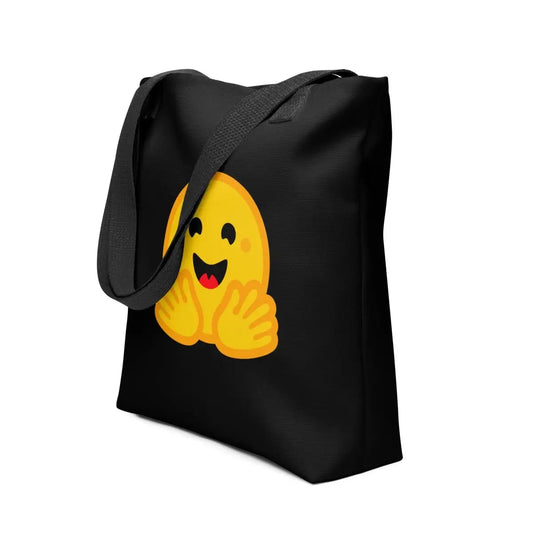 All-Over Print Hugging Face Icon Tote Bag