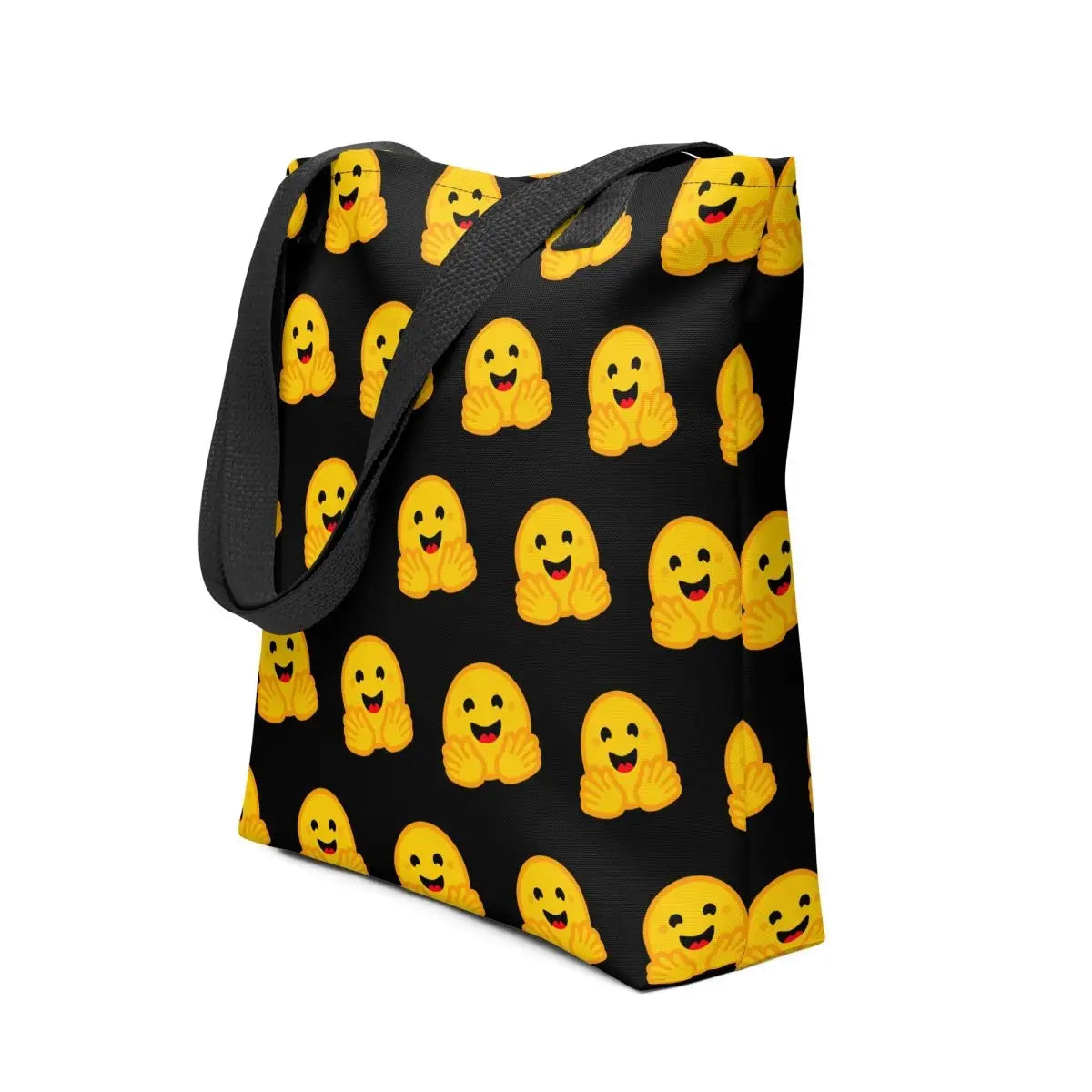 All-Over Print Hugging Face Icons Tote Bag