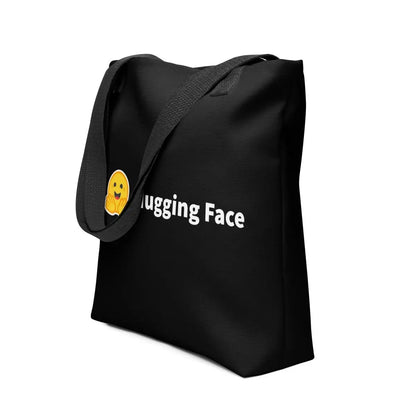 All-Over Print Hugging Face Logo Tote Bag