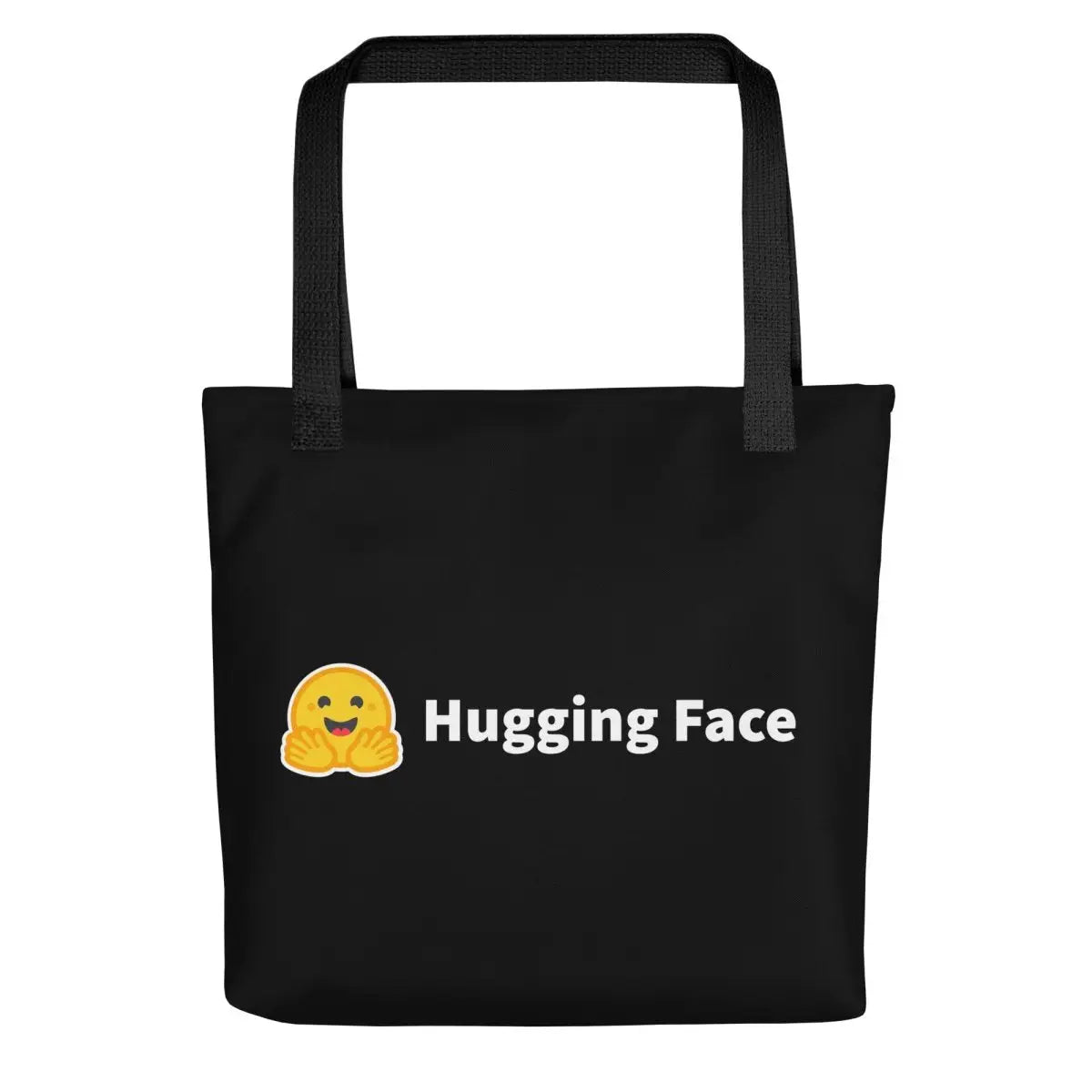 All-Over Print Hugging Face Logo Tote Bag