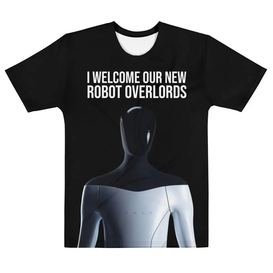 All-Over Print I Welcome Our New Robot Overlords Optimus T-Shirt (men) - M