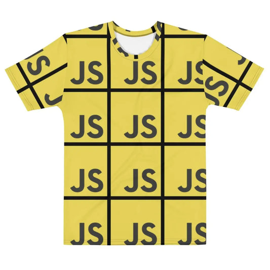 All-Over Print JavaScript T-Shirt (men) - M / Yellow