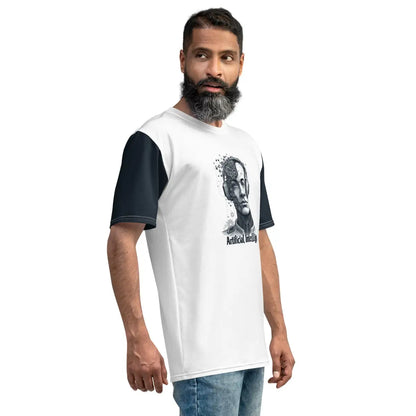 All-Over Print Male Gear Head Robot T-Shirt (men)