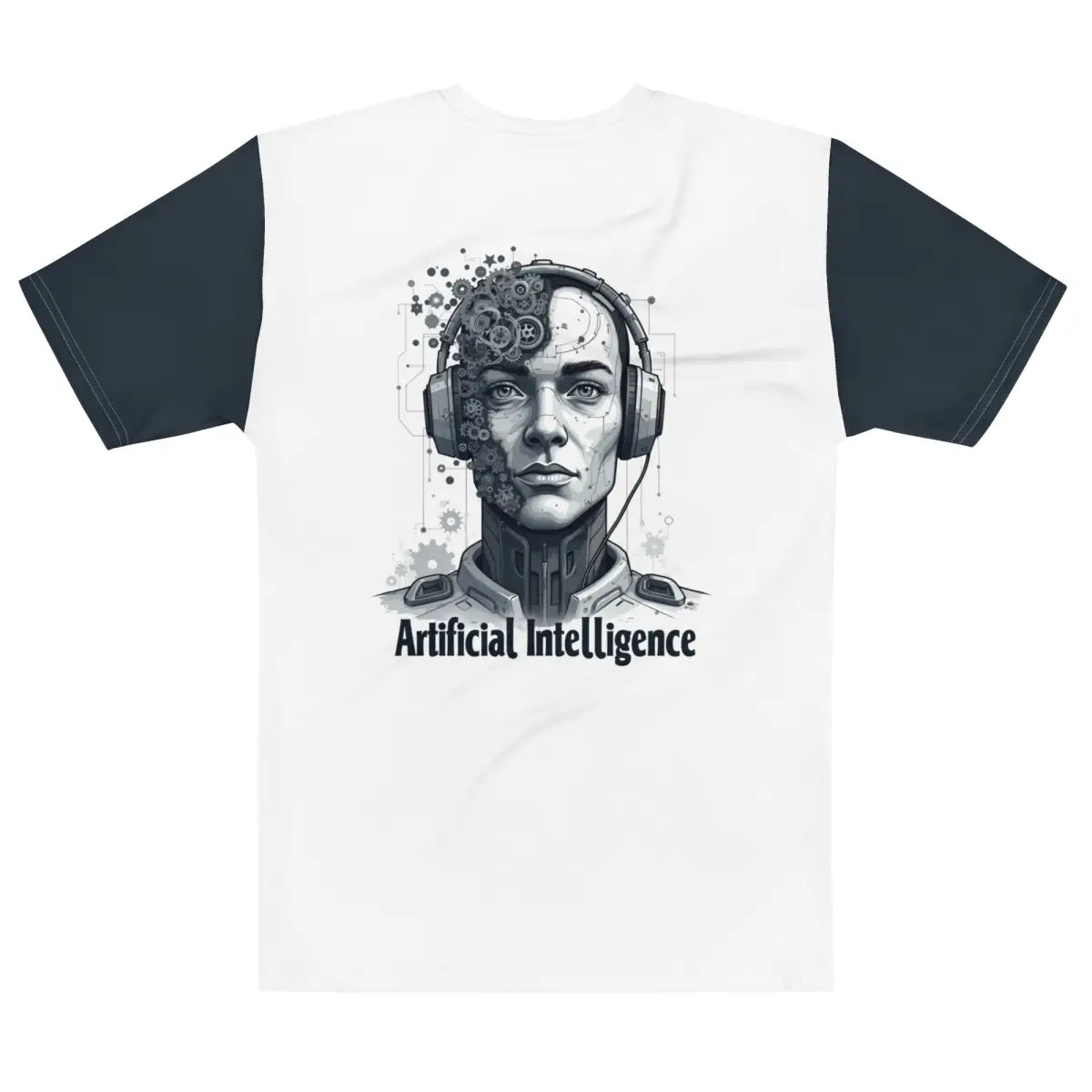 All-Over Print Male Gear Head Robot T-Shirt (men)