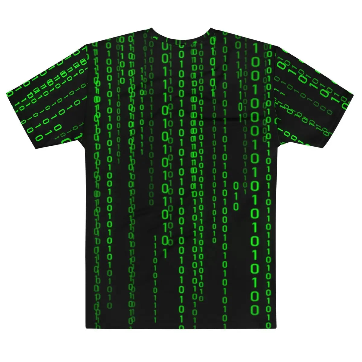 All-Over Print Matrix Falling Binary T-Shirt (men)