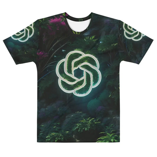 All-Over Print OpenAI Jungle Logo T-Shirt (men) - M