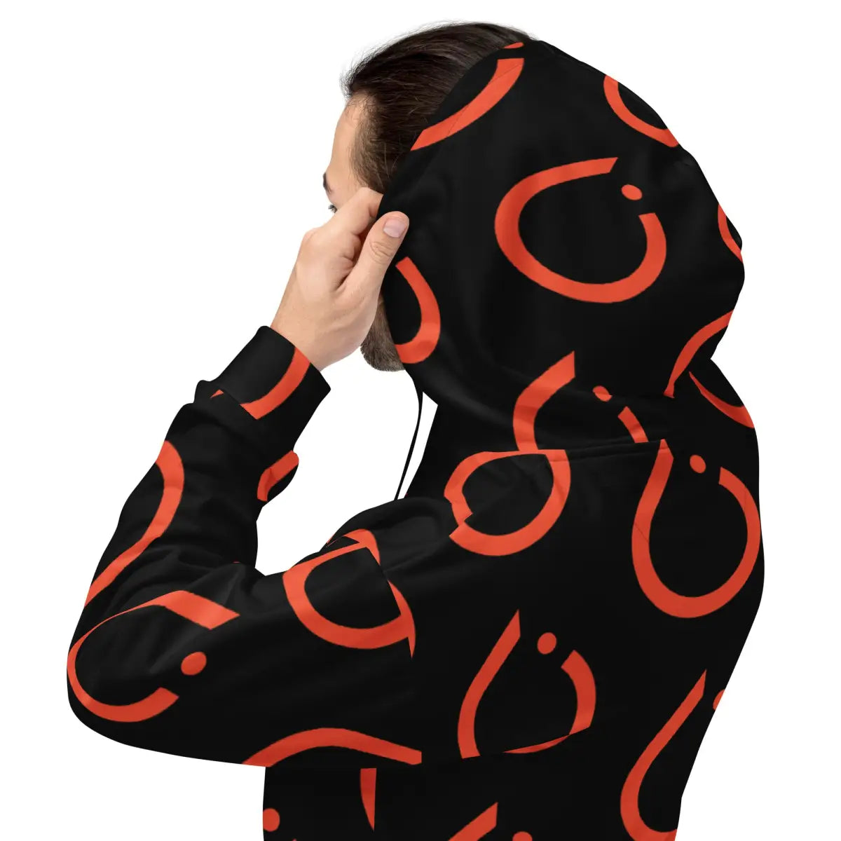 All-Over Print PyTorch Icon Hoodie (unisex)