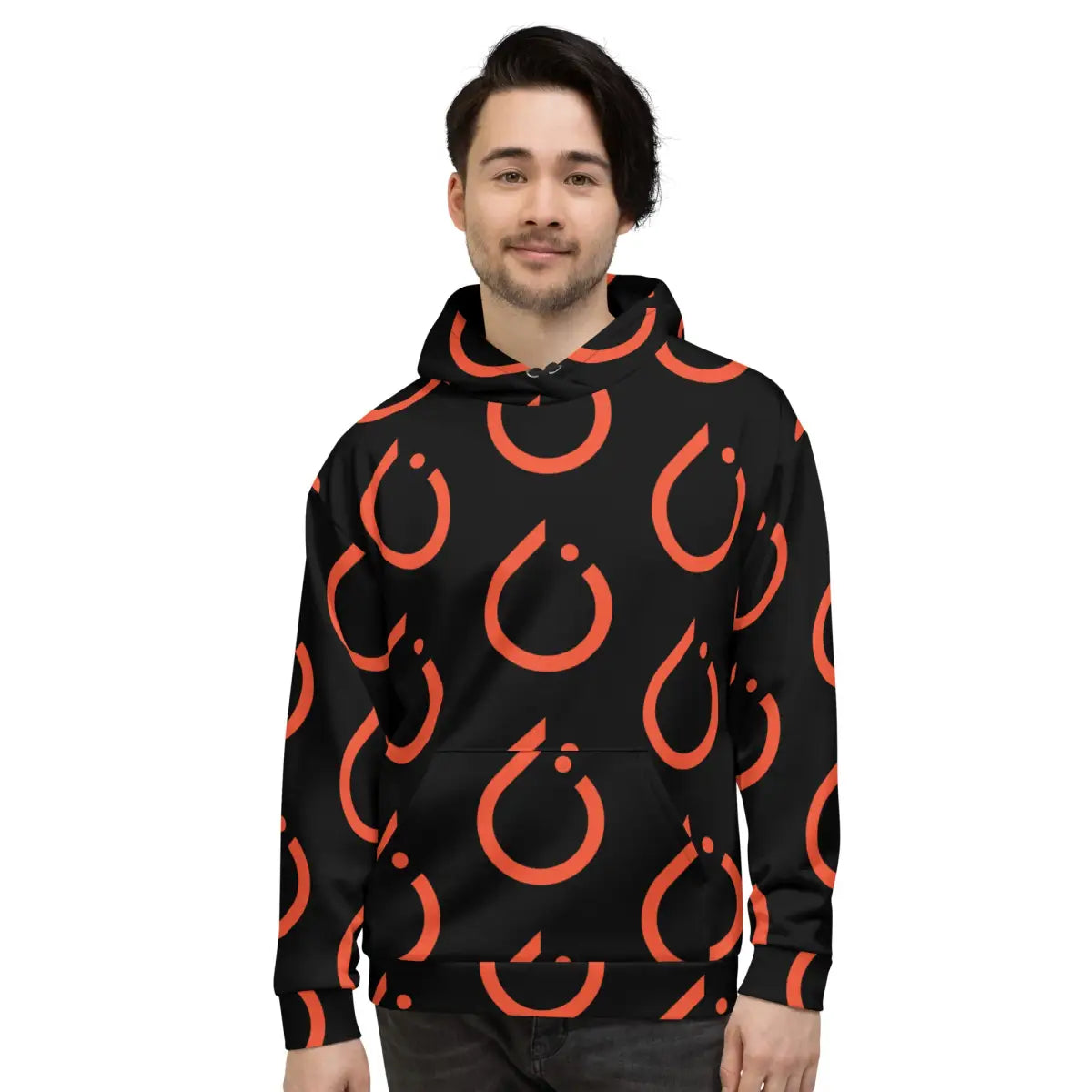 All-Over Print PyTorch Icon Hoodie (unisex)