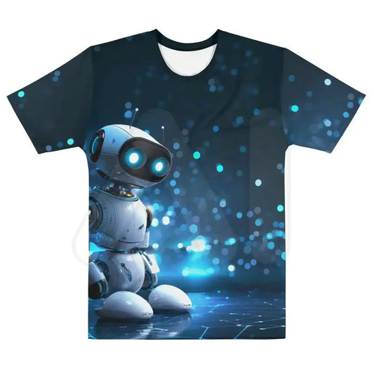 All-Over Print Robot Hero T-Shirt (men) - M