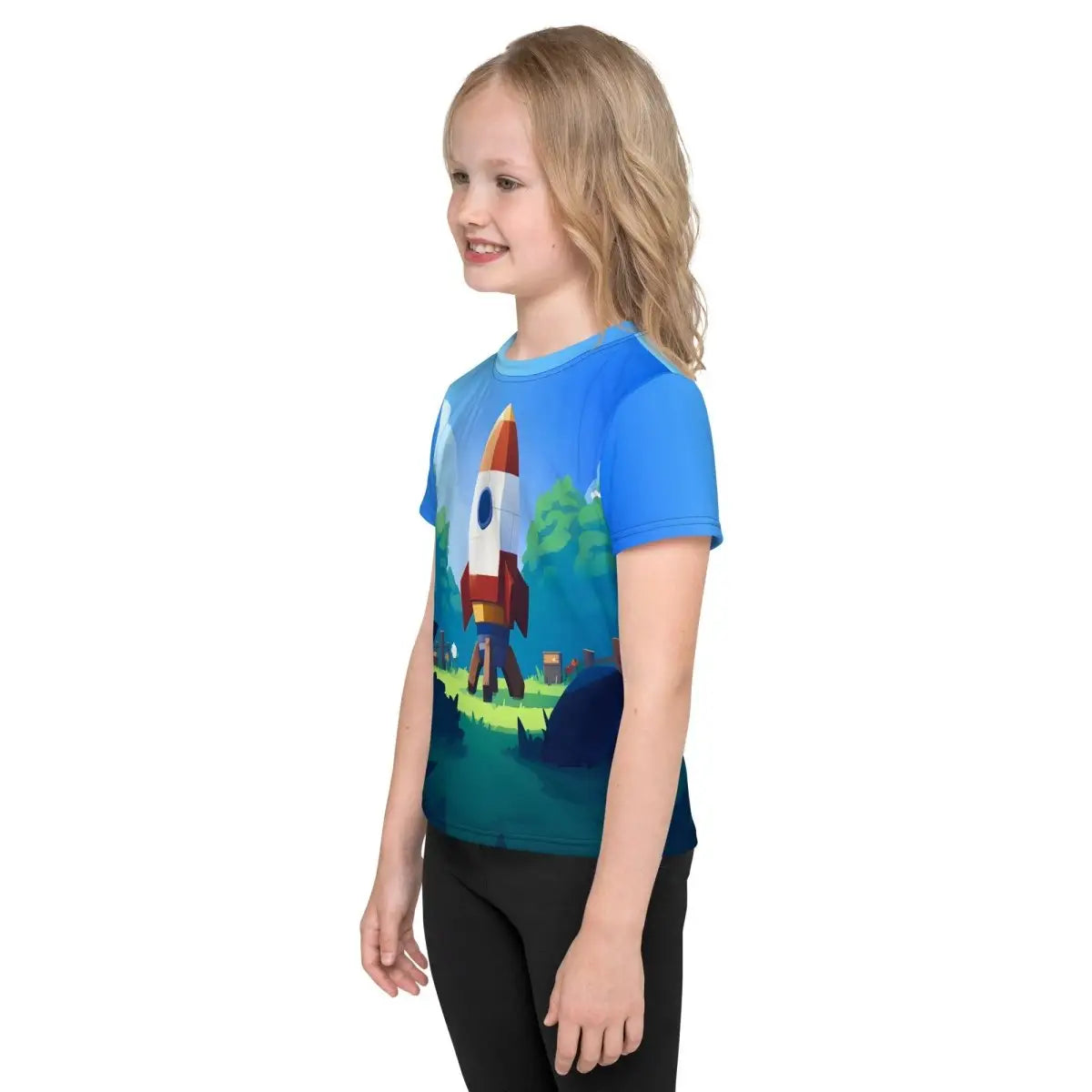 All-Over Print Rocket T-Shirt (children)