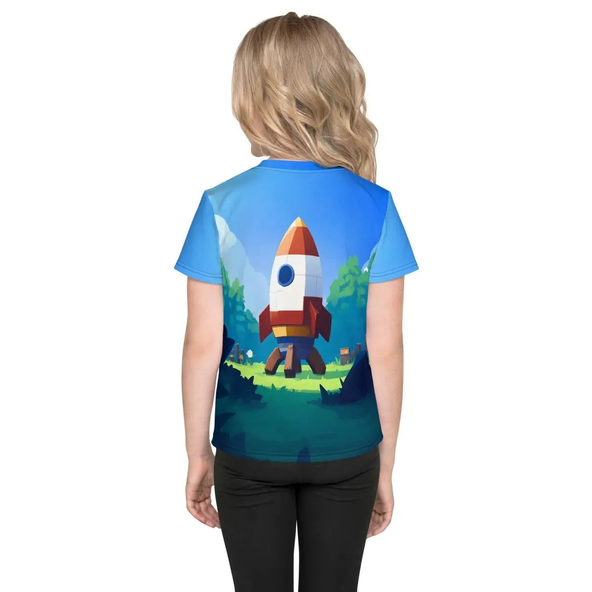 All-Over Print Rocket T-Shirt (children)