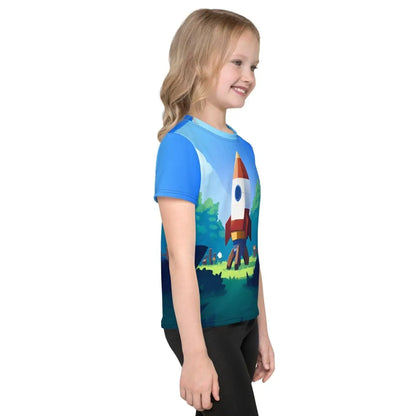 All-Over Print Rocket T-Shirt (children)