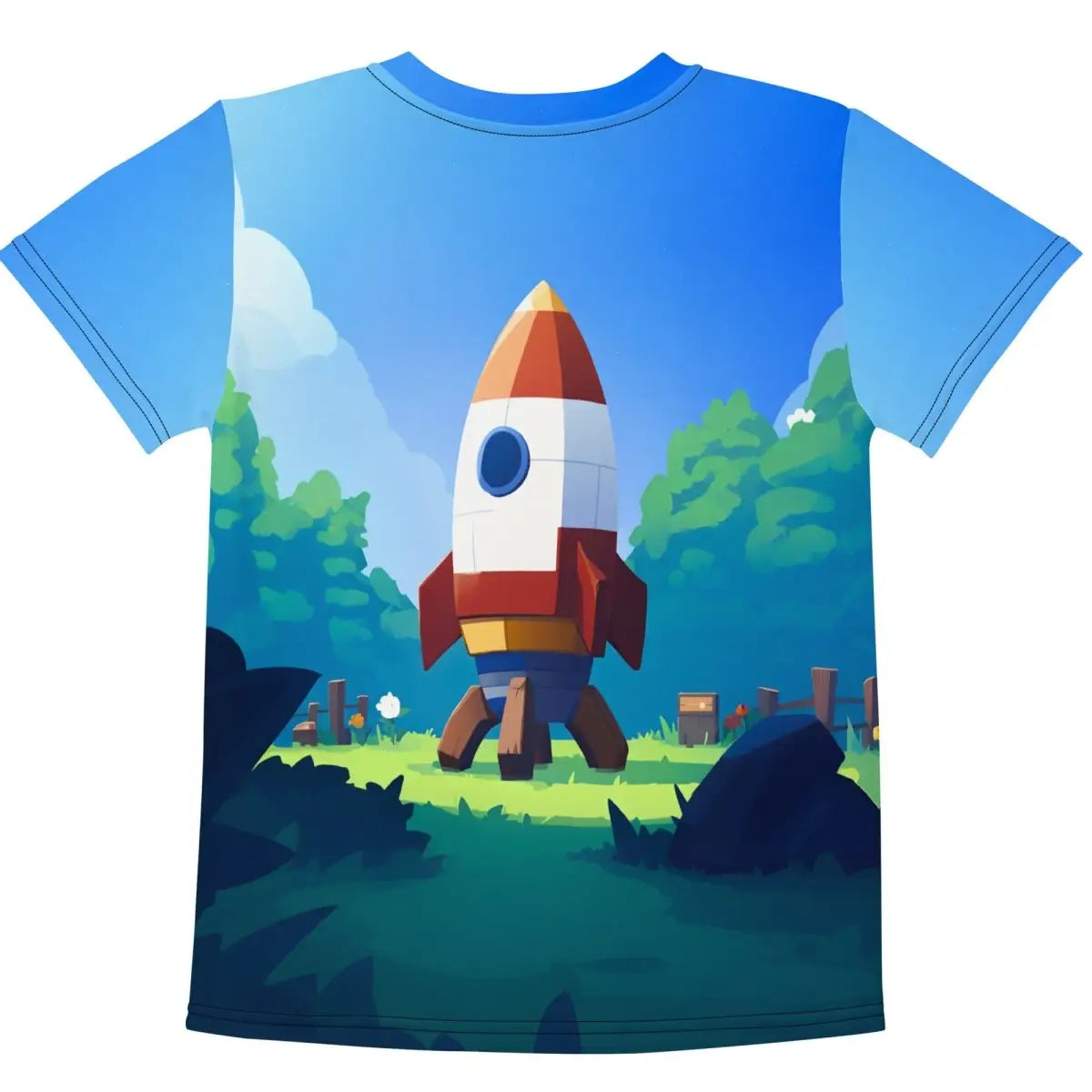 All-Over Print Rocket T-Shirt (children)