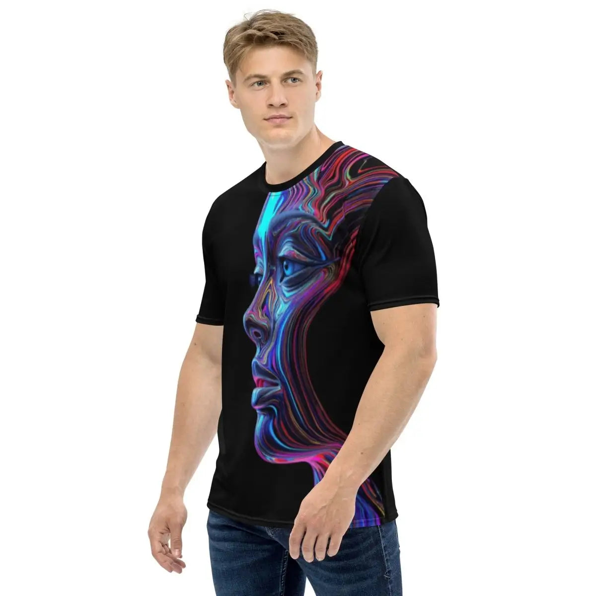 All-Over Print Soap Bubble Woman T-Shirt (men)