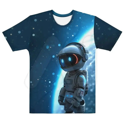 All-Over Print Space Robot Hero T-Shirt (men) - M