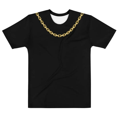 All-Over Print Tech Bro Necklace T-Shirt (men) - M / Black