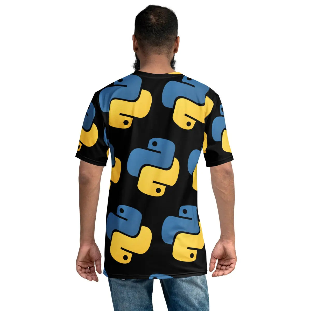 All-Over Print Tilted Python Icon T-Shirt (men)