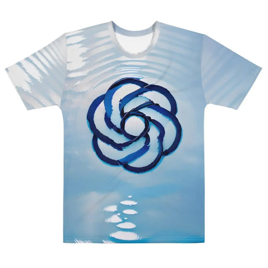 All-Over Print Watery OpenAI Logo T-Shirt (men) - M