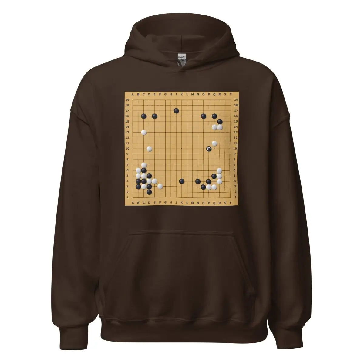 AlphaGo vs Lee Sedol Game 2 Move 37 Hoodie (unisex) - Dark Chocolate / M