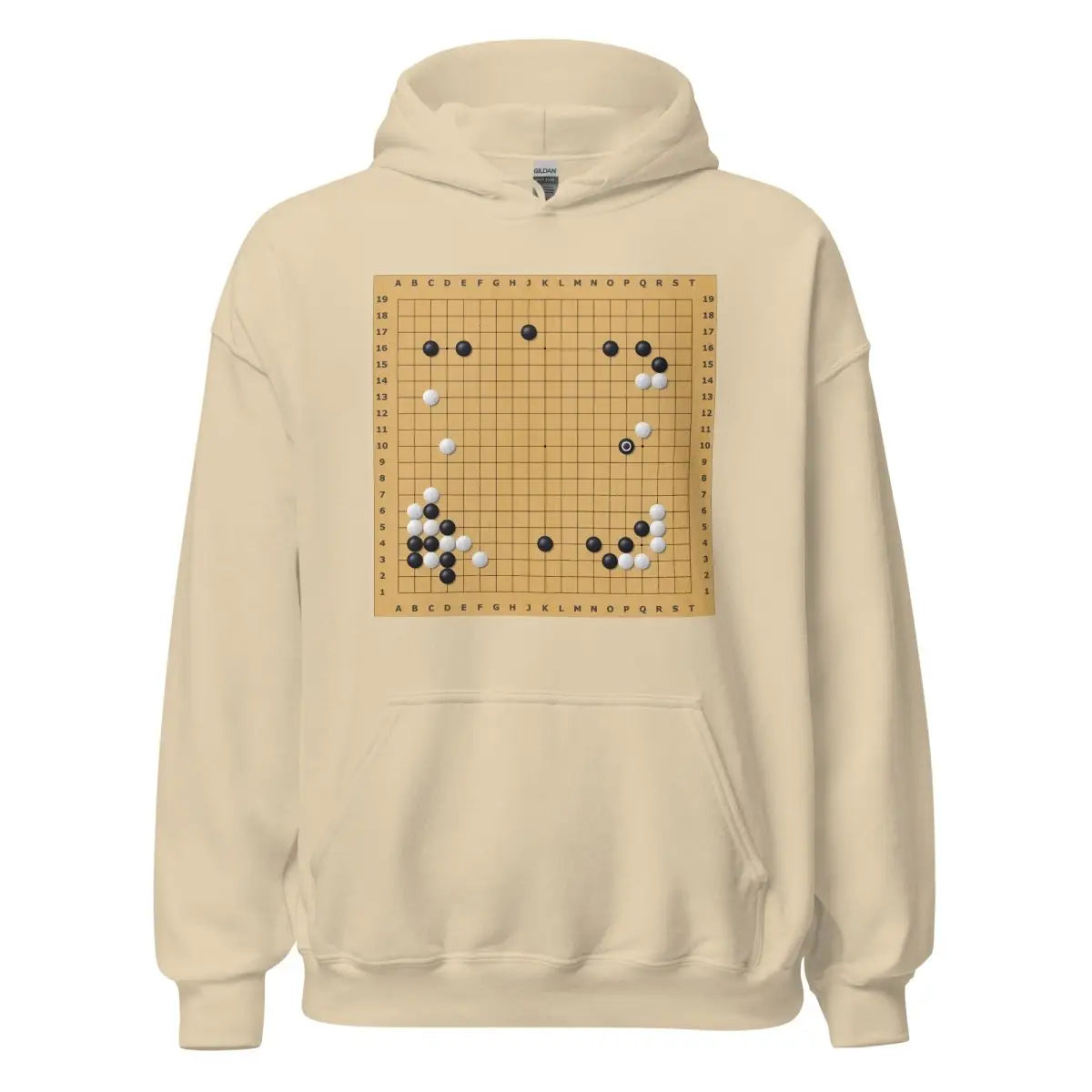 AlphaGo vs Lee Sedol Game 2 Move 37 Hoodie (unisex) - Sand / M