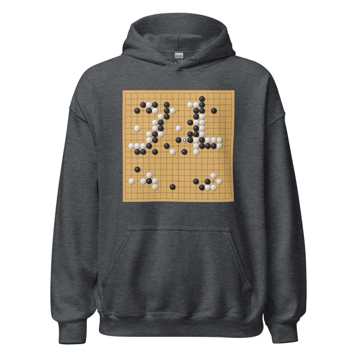 AlphaGo vs Lee Sedol Game 4 ’Good Move’ 78 Hoodie (unisex) - Dark Heather / M