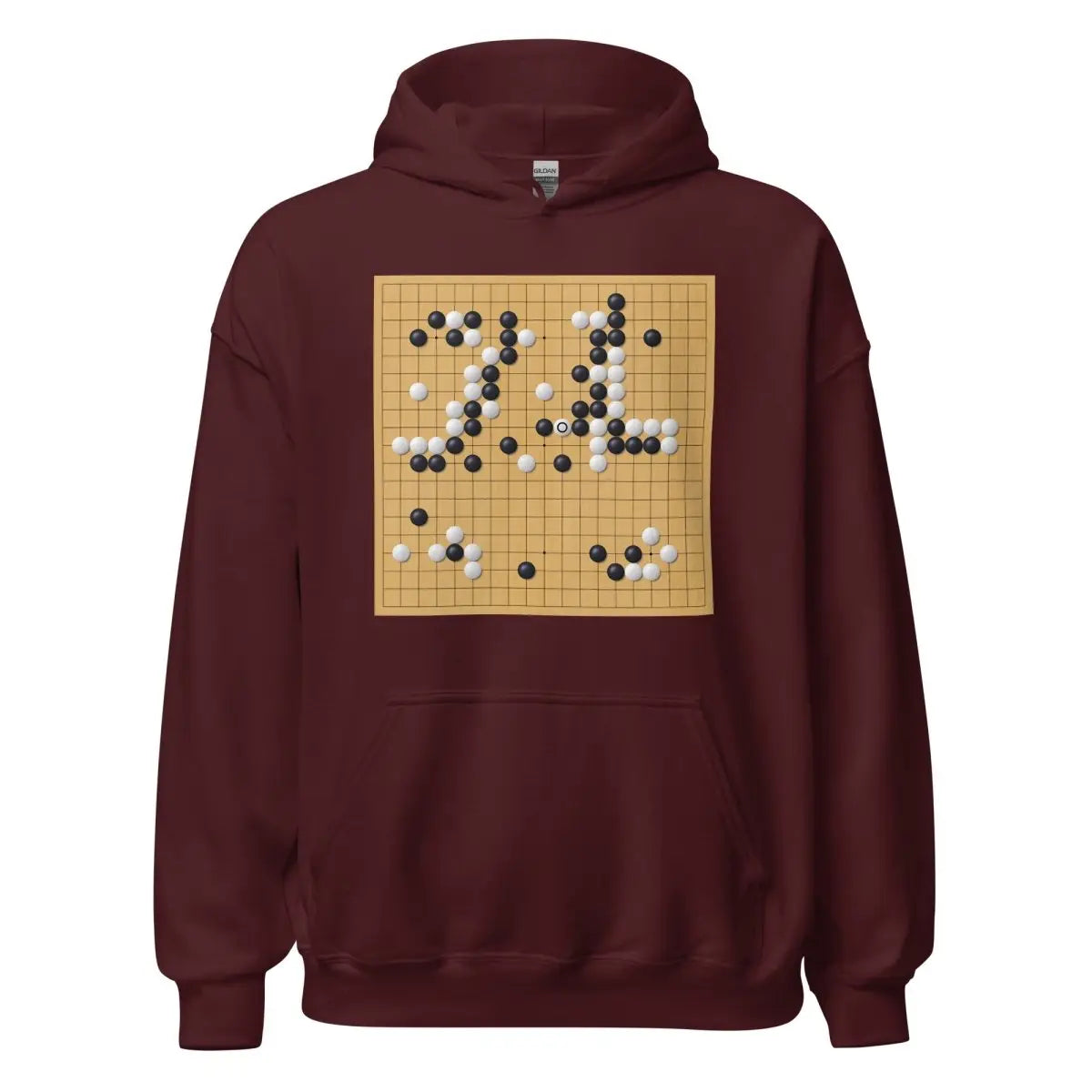 AlphaGo vs Lee Sedol Game 4 ’Good Move’ 78 Hoodie (unisex) - Maroon / M