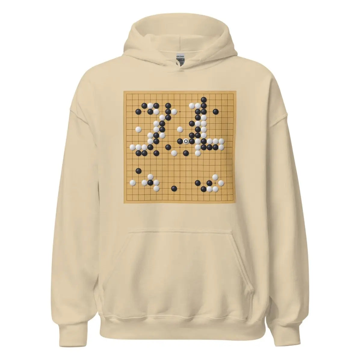 AlphaGo vs Lee Sedol Game 4 ’Good Move’ 78 Hoodie (unisex) - Sand / M