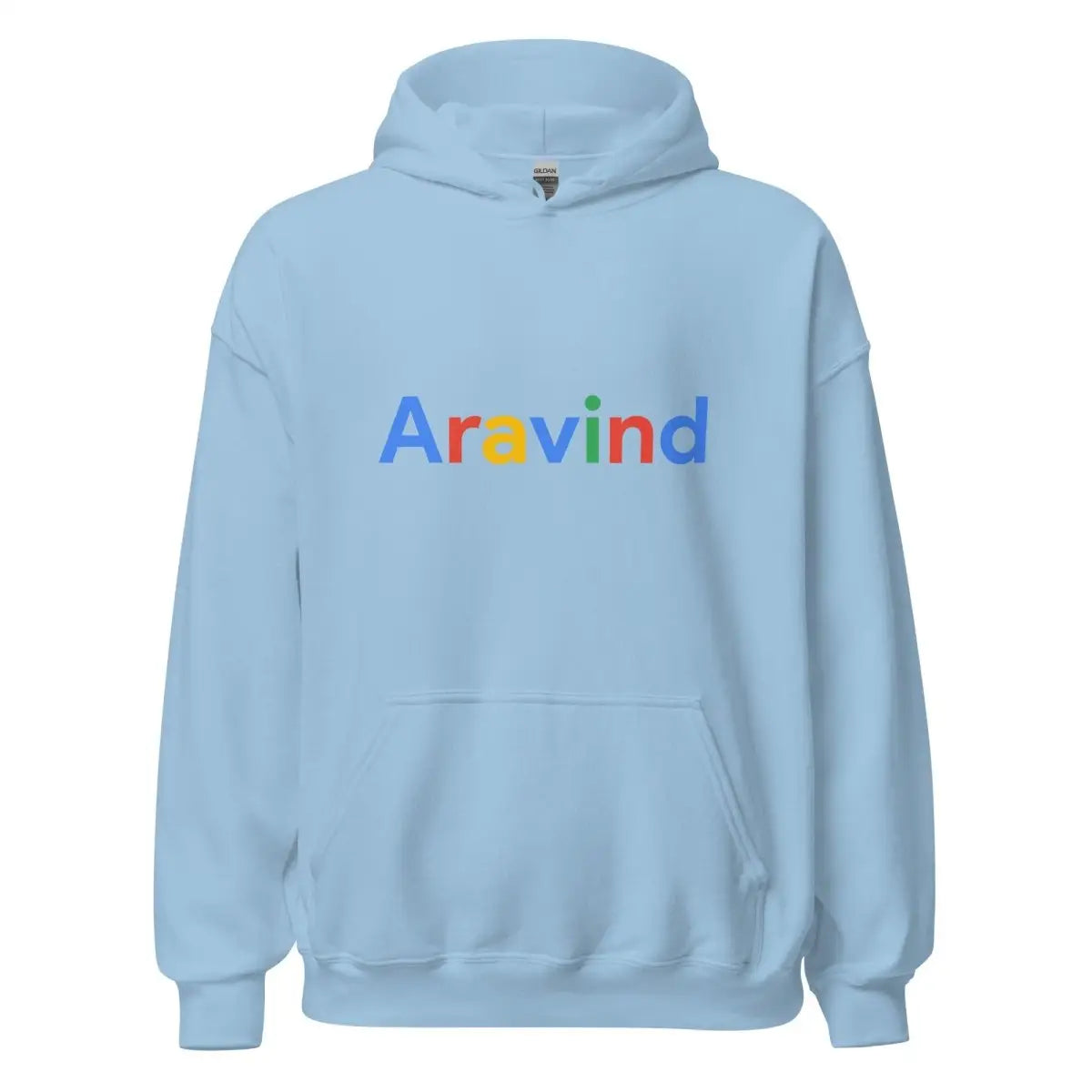 Aravind Search Logo Hoodie (unisex) - Light Blue / M