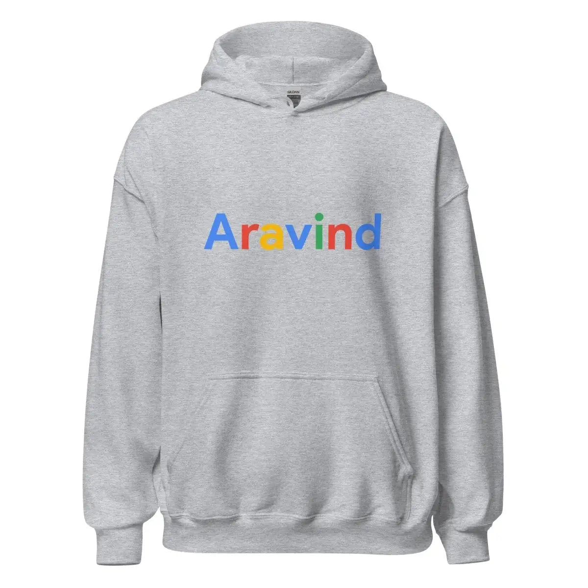 Aravind Search Logo Hoodie (unisex) - Sport Grey / M