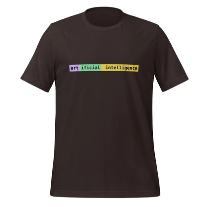 artificial intelligence Tokens T-Shirt (unisex) - Brown / M