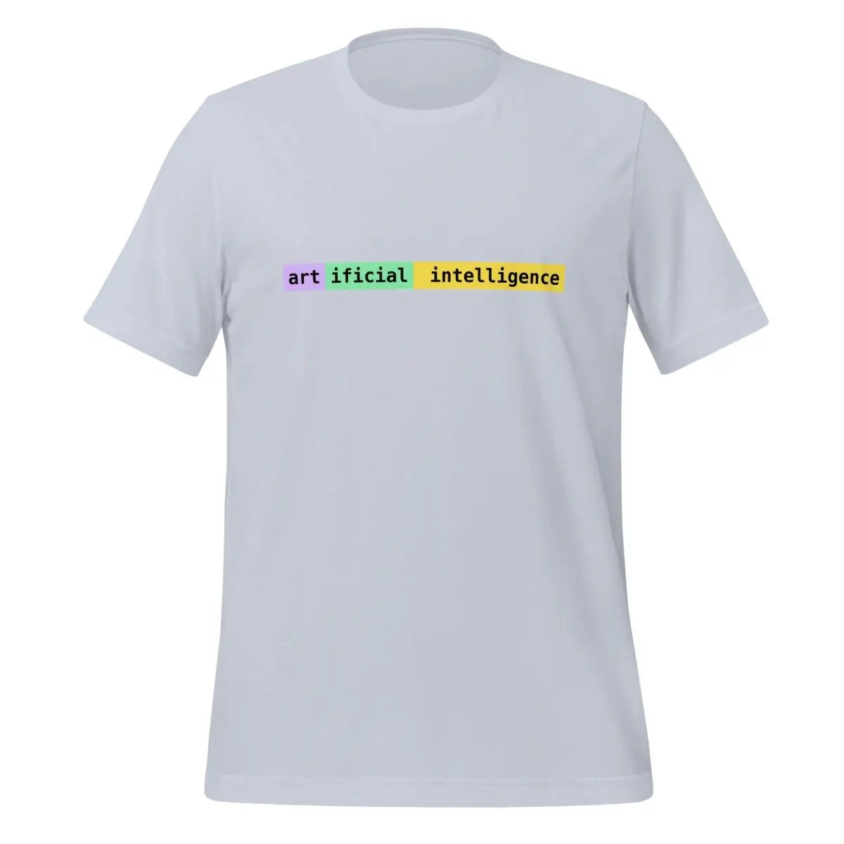 artificial intelligence Tokens T-Shirt (unisex) - Light Blue / M