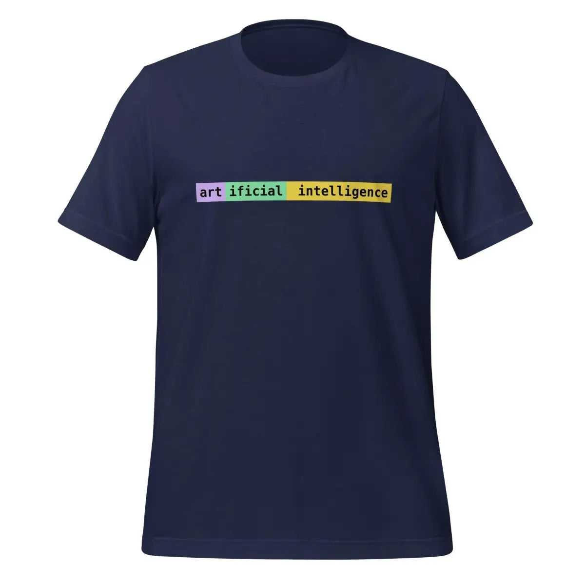 artificial intelligence Tokens T-Shirt (unisex) - Navy / M