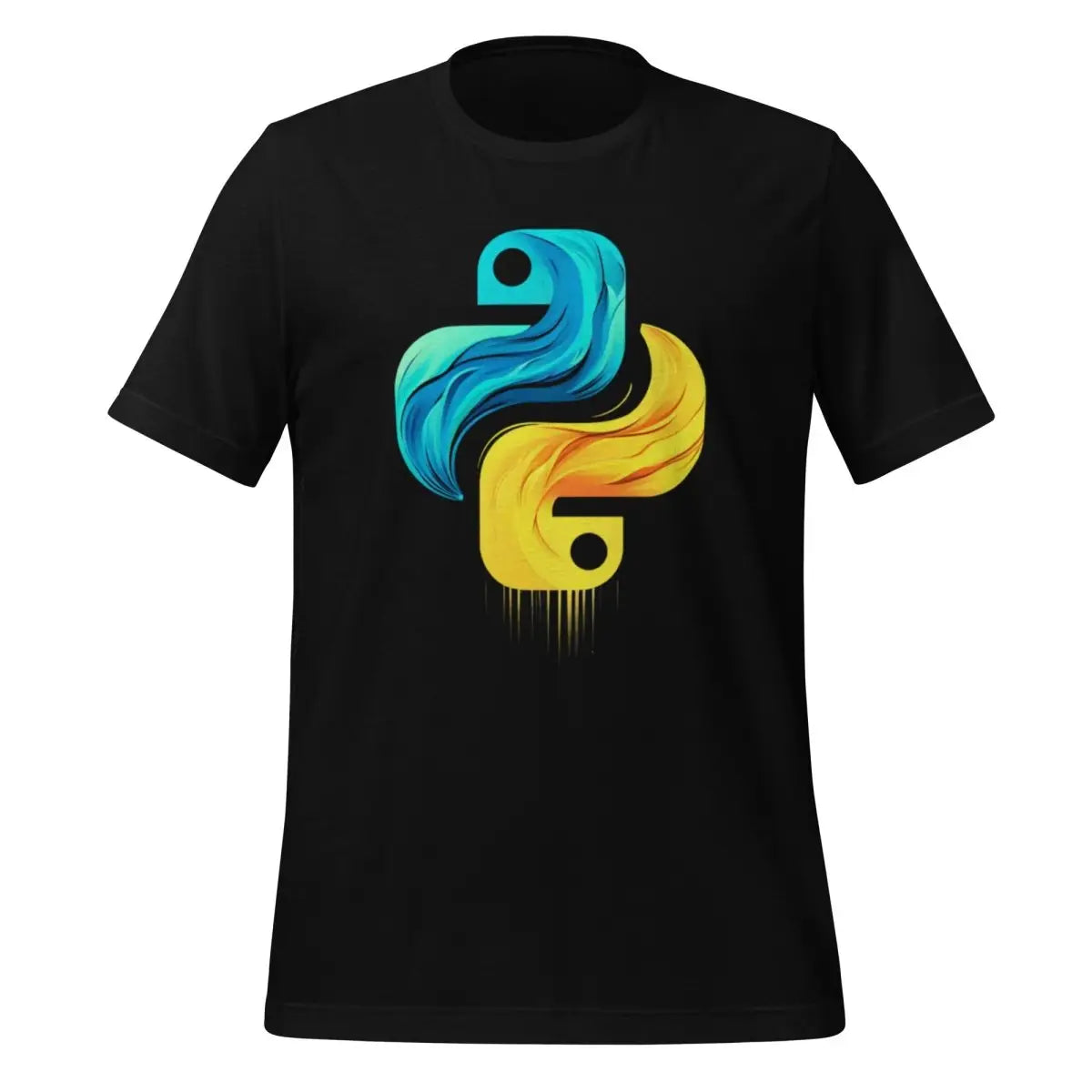 Artistic Python Icon T-Shirt (unisex) - Black / M