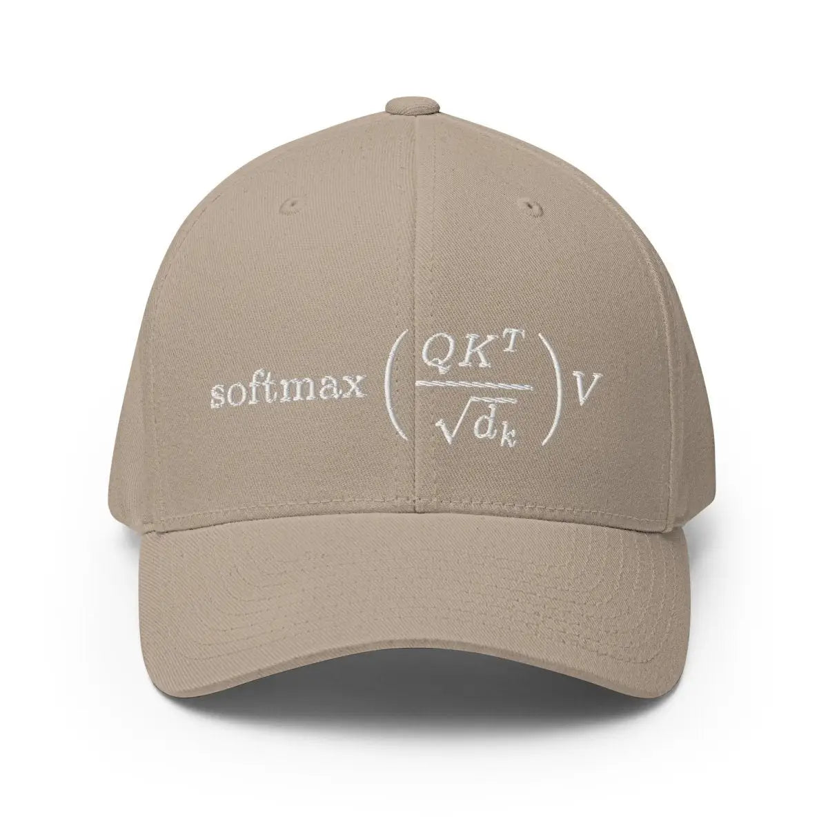 Attention is All You Need Closed-Back Baseball Cap - Khaki / S/M