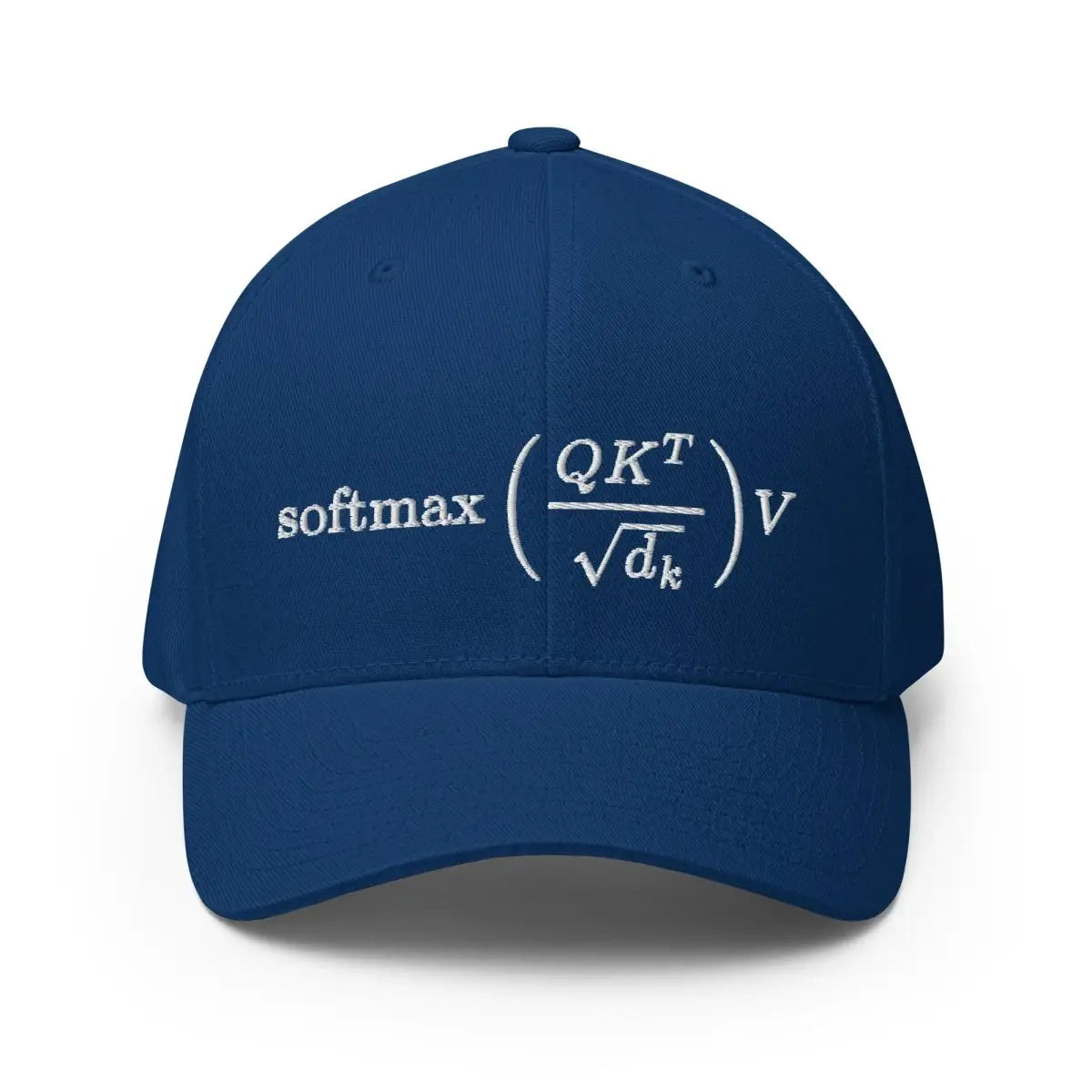 Attention is All You Need Closed-Back Baseball Cap - Royal Blue / S/M