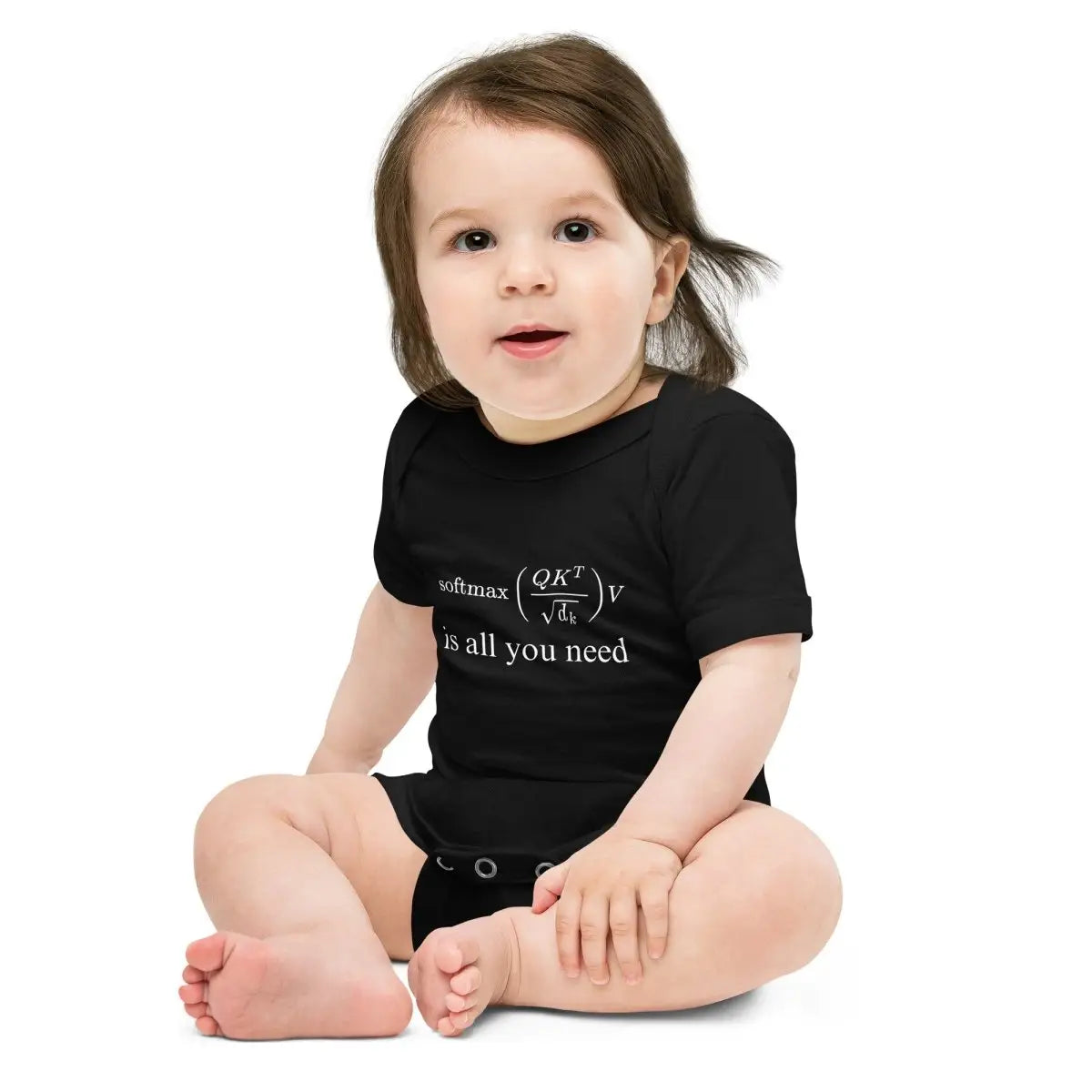 Attention is All You Need Short Sleeve One-Piece (baby)