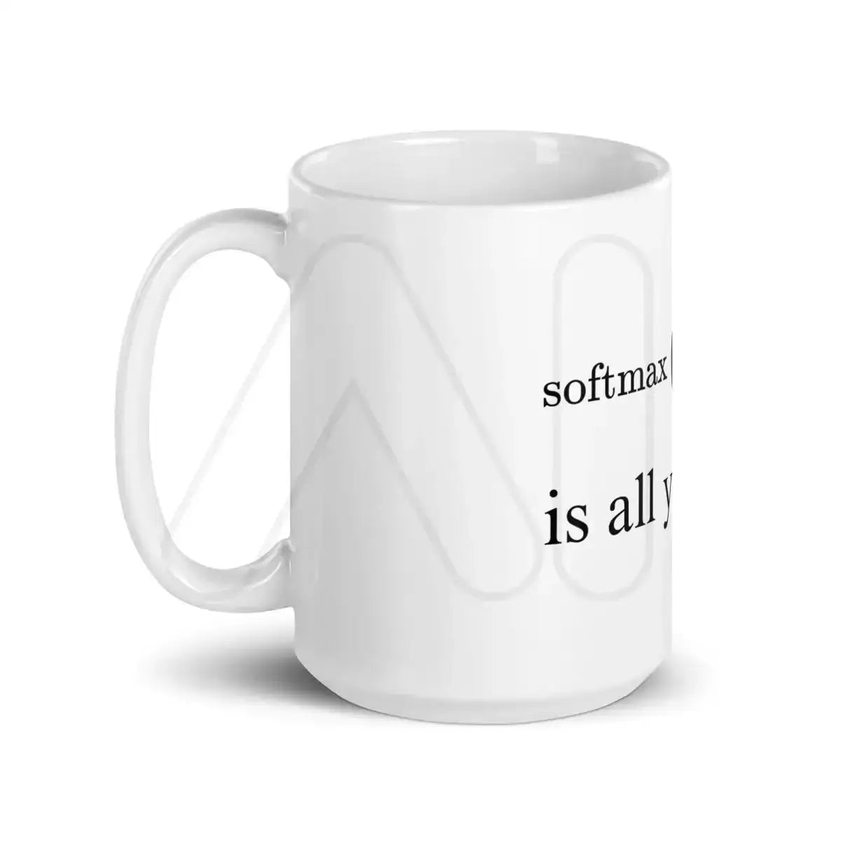 Attention is All You Need White Glossy Mug