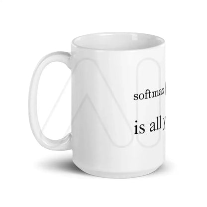 Attention is All You Need White Glossy Mug