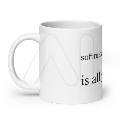 Attention is All You Need White Glossy Mug