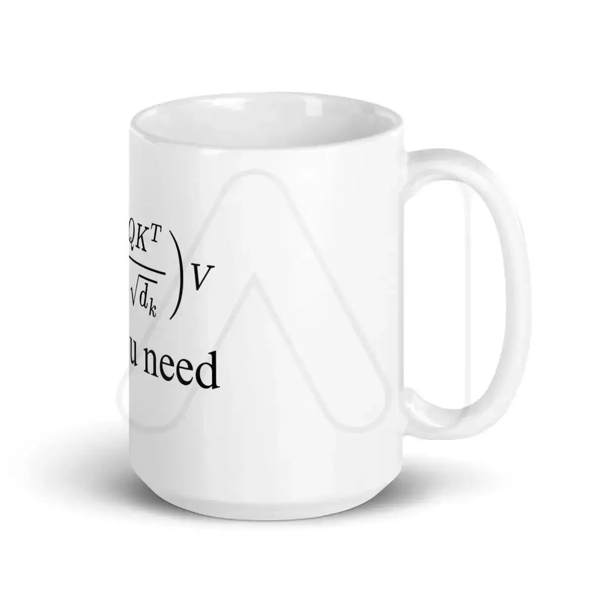 Attention is All You Need White Glossy Mug