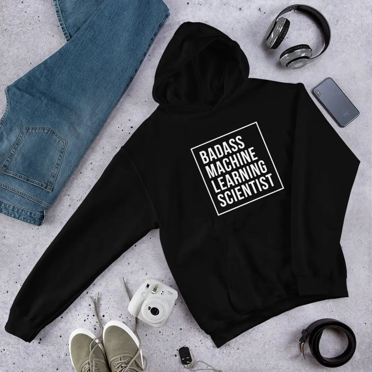 Badass Machine Learning Scientist Hoodie (unisex)