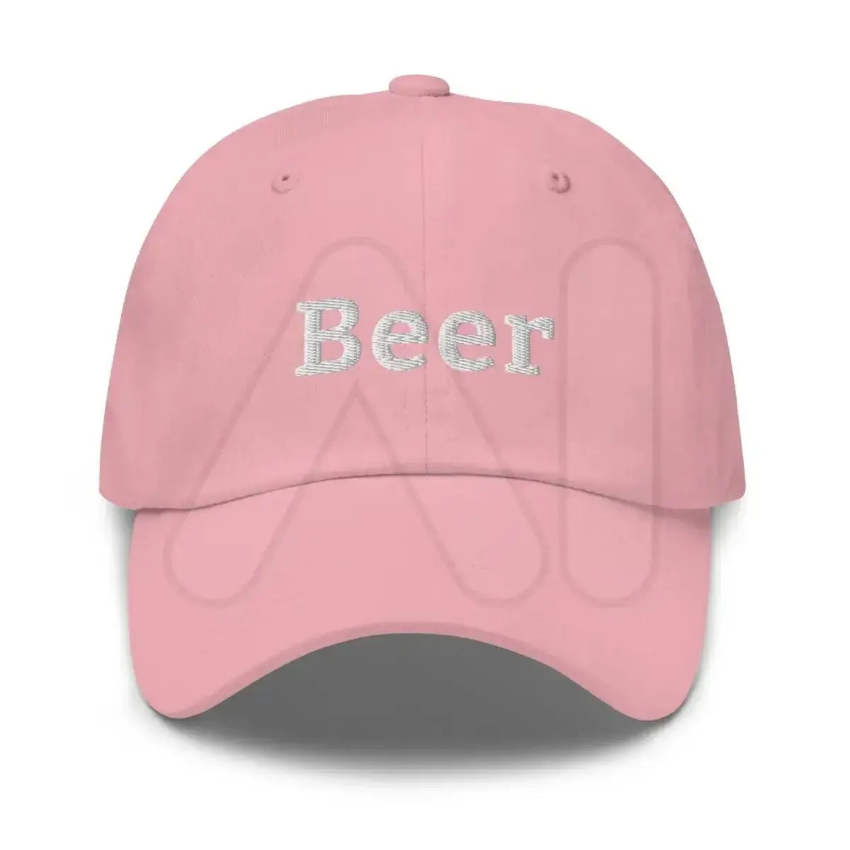 Beer Embroidered Cap - Pink