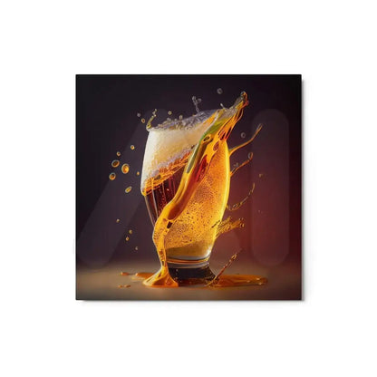 Beer Metal Print - 12″×12″