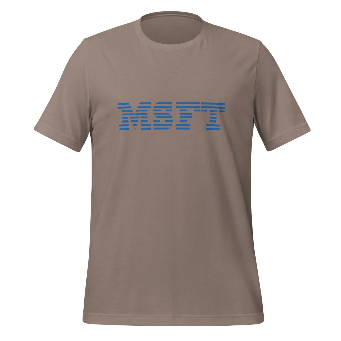 Big Blue MSFT T-Shirt (unisex) - Pebble / M